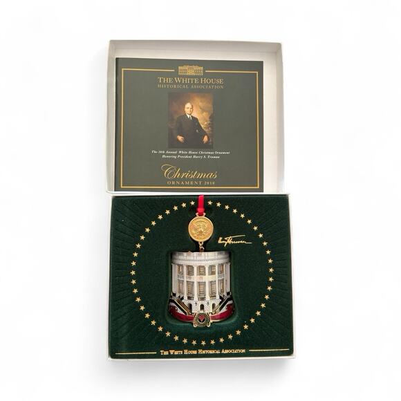 White House Historical Association 2018 Harry Truman Christmas Ornament - Picture 2 of 3